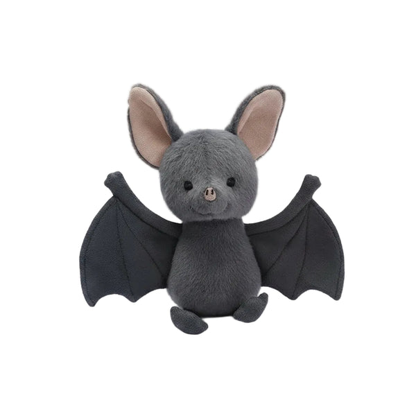 Fledermaus Kuscheltier mit großen Ohren Schwarz