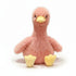 Fluffy Ente Kuscheltier Rosa