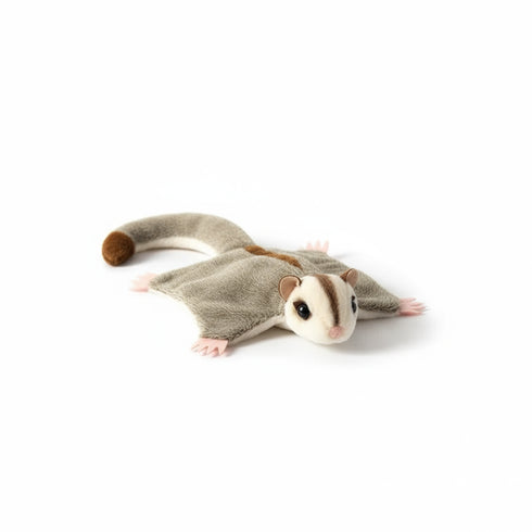 flughornchen kuscheltier grau
