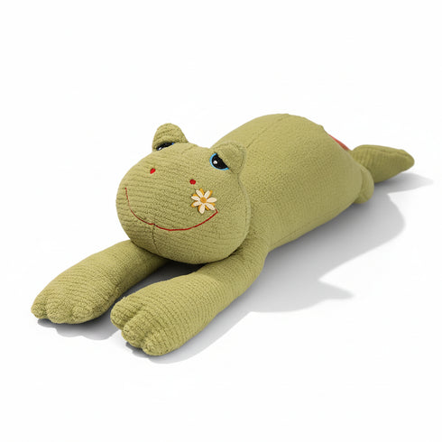 Frosch Kuscheltier Liegend Gelb