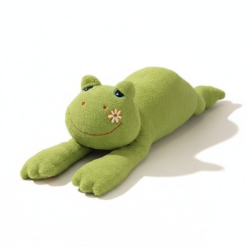 Frosch Kuscheltier Liegend Grün