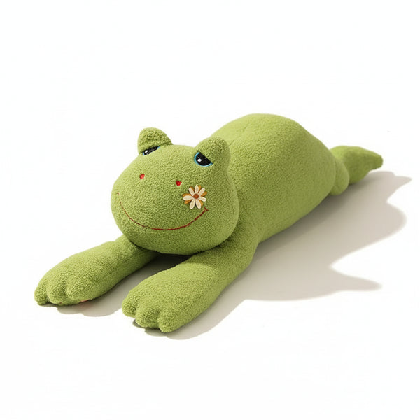 Frosch Kuscheltier Liegend Grün
