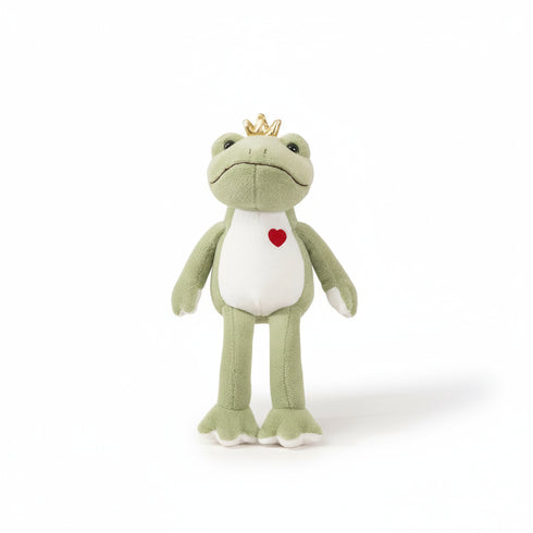 Frosch Kuscheltier mit Hertz Grün