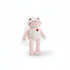 Frosch Kuscheltier mit Hertz Rosa