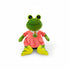 frosch kuscheltiere mit kleidung grun