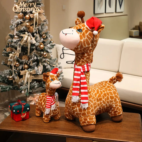 Giraffe Kuscheltier Weihnachten