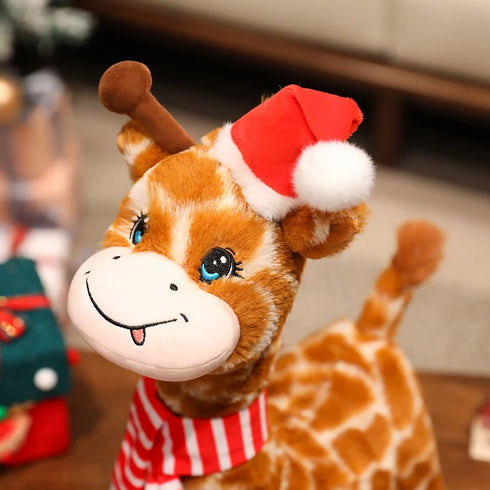 Giraffe Kuscheltier Weihnachten