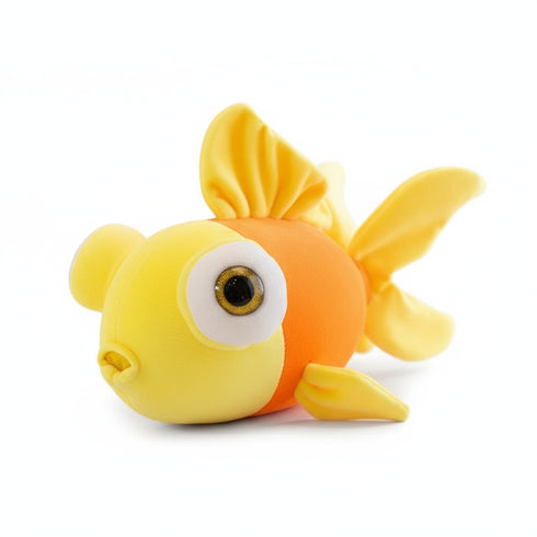 goldfisch kuscheltier gelb