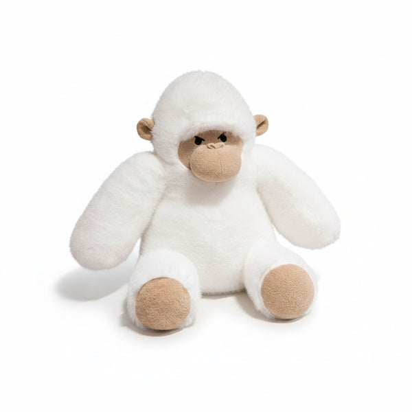 Gorilla Kuscheltier Grimmig Weiß