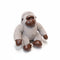 Gorilla Kuscheltier mit Lederlook Grau