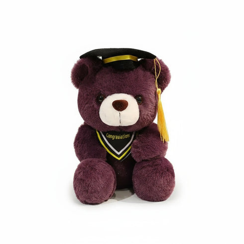 Graduierte Bär Kuscheltier Lila