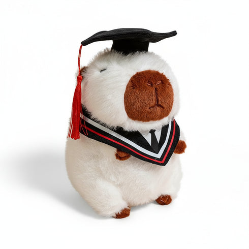 Graduierte Capybara Kuscheltier Weiß