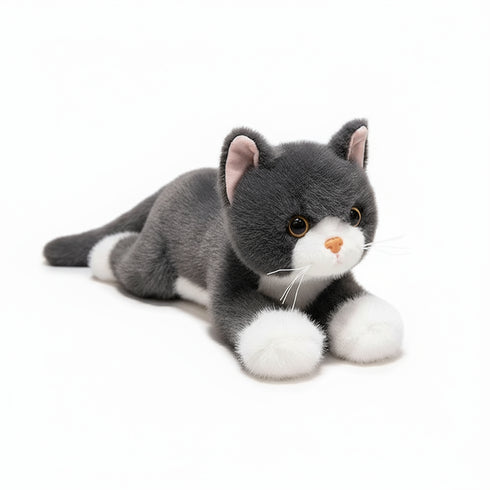 Grau Lange Katze Kuscheltier