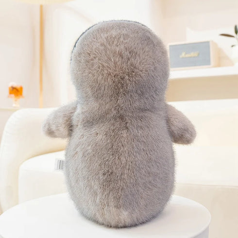 Grau Pinguin Kuscheltier