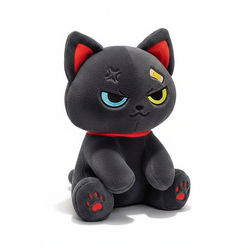 Grau Rebellische Katze Kuscheltier