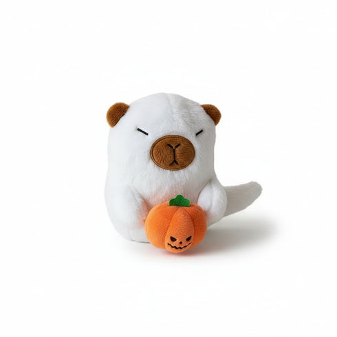 Halloween Capybara Kuscheltier Weiß