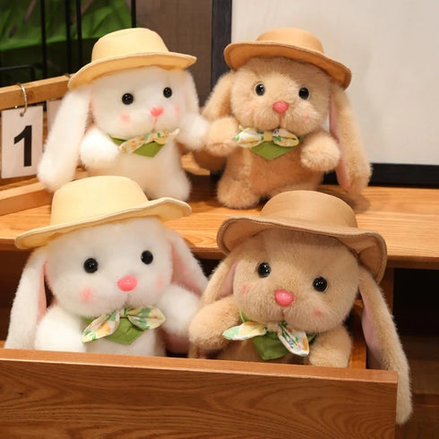 Hase Kuscheltier mit Hut
