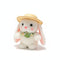Hase Kuscheltier mit Hut Weiß