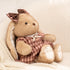 Hase Kuscheltier mit Kleid