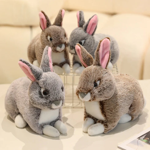 Hase Kuscheltier mit Stehohren