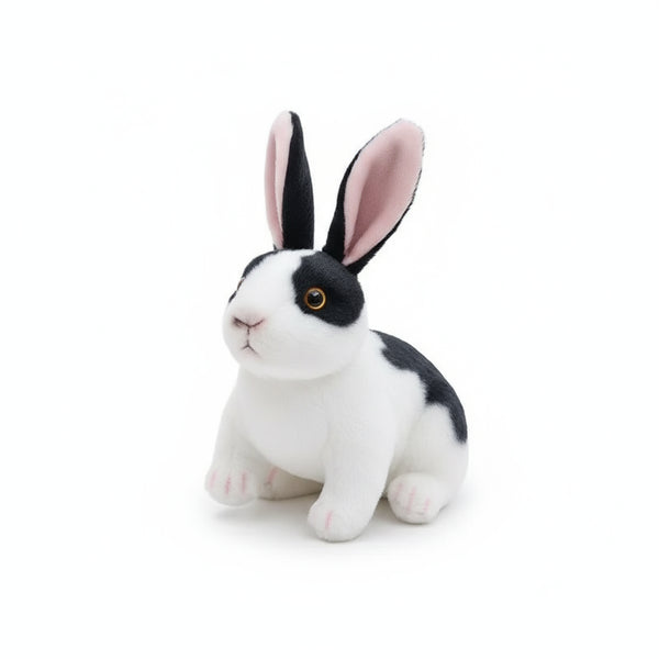 Hase Kuscheltier Realistisch Schwarz