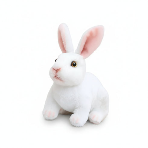 Hase Kuscheltier Realistisch Weiß