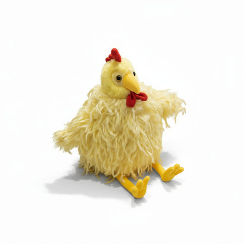 Huhn Kuscheltier mit Langen Beinen Gelb
