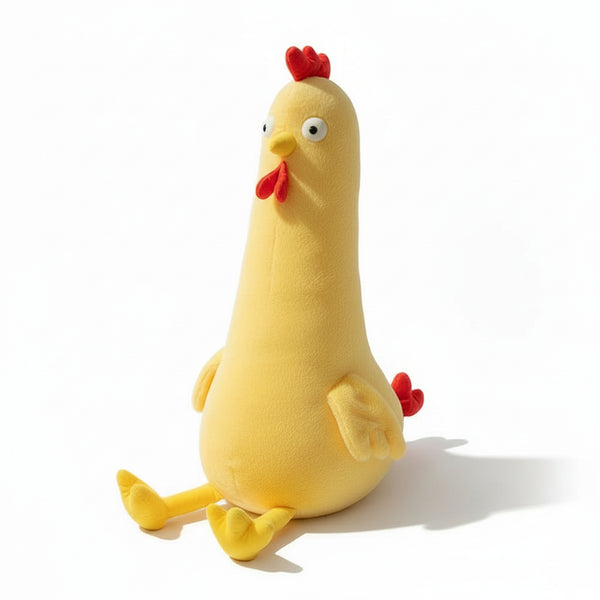 Huhn Kuscheltier XXL Gelb
