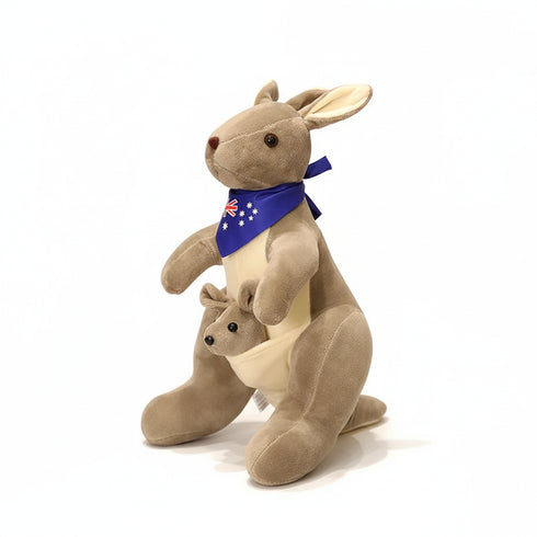 Känguru Kuscheltier Australisch Grau