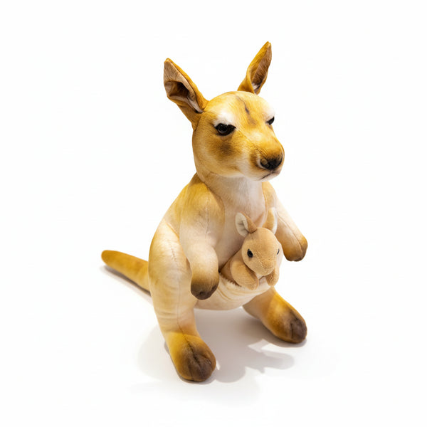 Känguru Kuscheltier Realistisch Orange