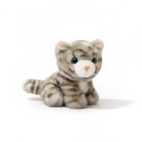 Kätzchen Kuscheltier Grau