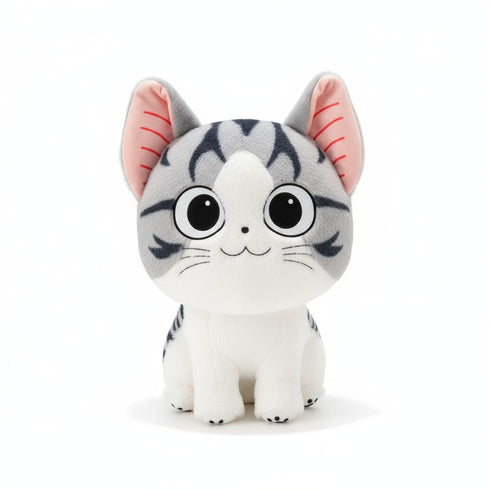 Katze Chi Kuscheltier Weiß