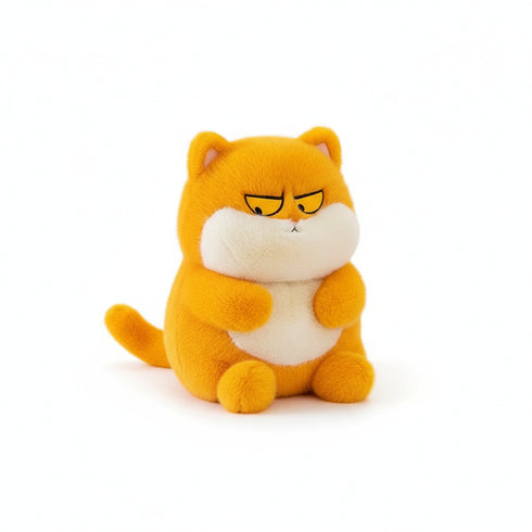 Katze Kuscheltier Grimmig Orange