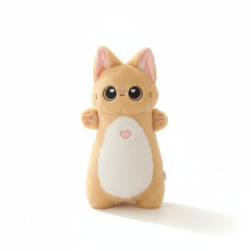 katzen kuscheltier xxl gelb