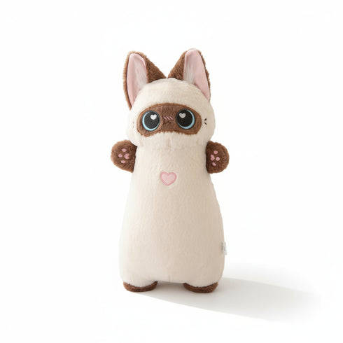 katzen kuscheltier xxl weiss