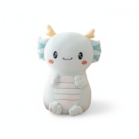 Kawaii Axolotl Kuscheltier Blau