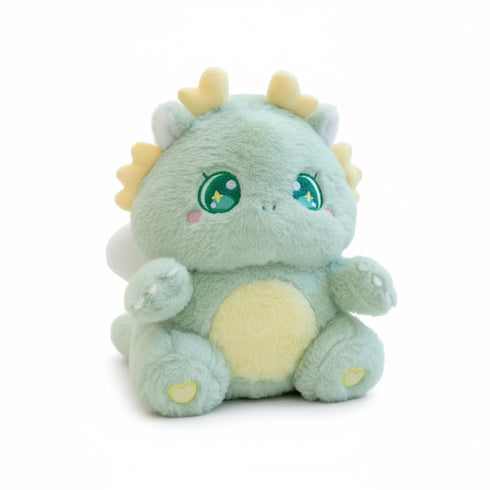 Kawaii Drache Kuscheltier Grün