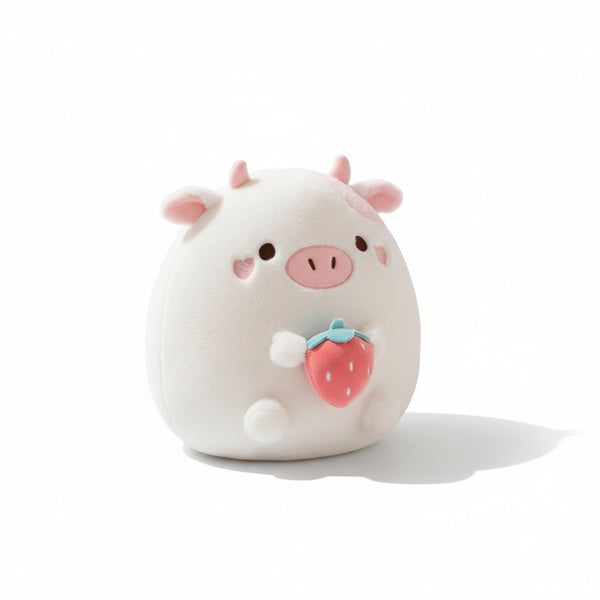 Kawaii Kuh Kuscheltier Weiß