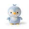 Kawaii Pinguin Kuscheltier Blau