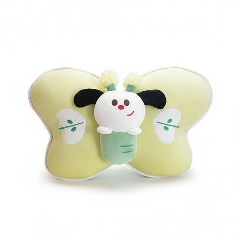 Knuffiger Schmetterling Kuscheltier Grün