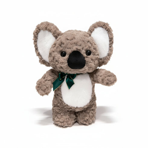 Koala Kuscheltier mit Schleife Grau