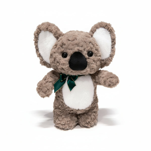 Koala Kuscheltier mit Schleife Grau