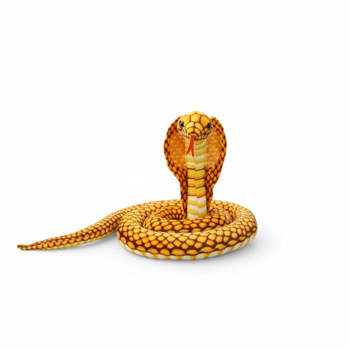 Kobra Kuscheltier Gelb