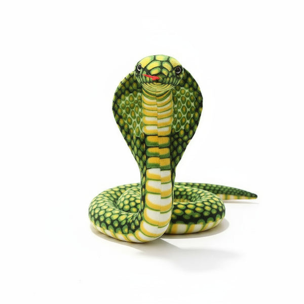 Kobra Kuscheltier Grün