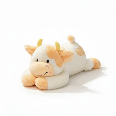 Kuh Kuscheltier XXL Beige