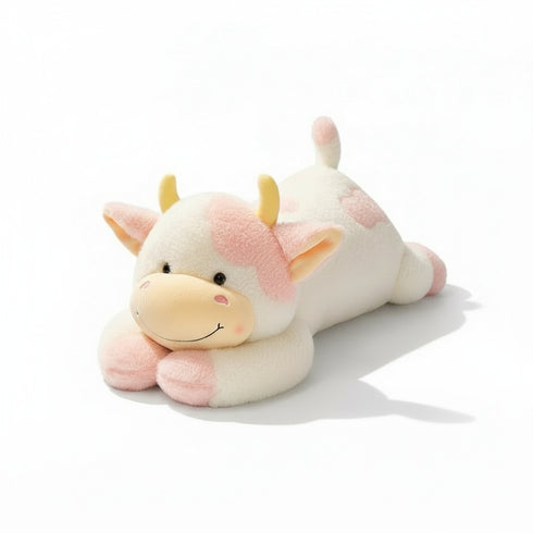 Kuh Kuscheltier XXL Rosa