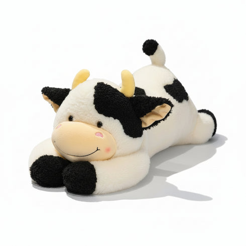 Kuh Kuscheltier XXL Schwarz