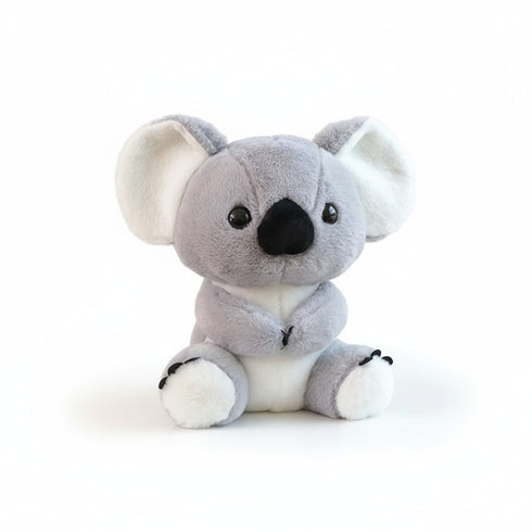 kuscheliger koala aus plusch grau