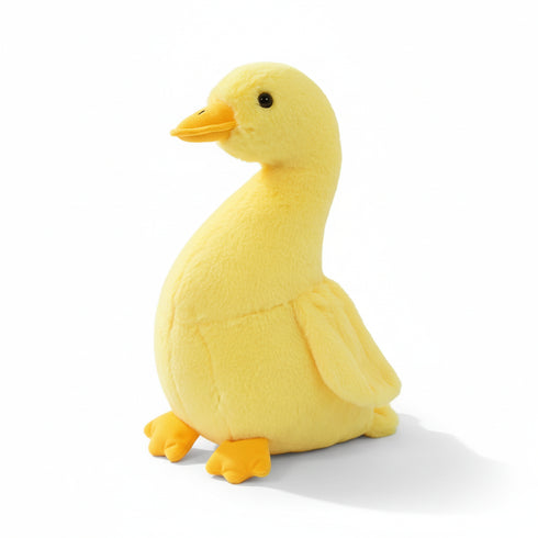 Kuscheltier Ente mit Gelbem Schnabel Gelb