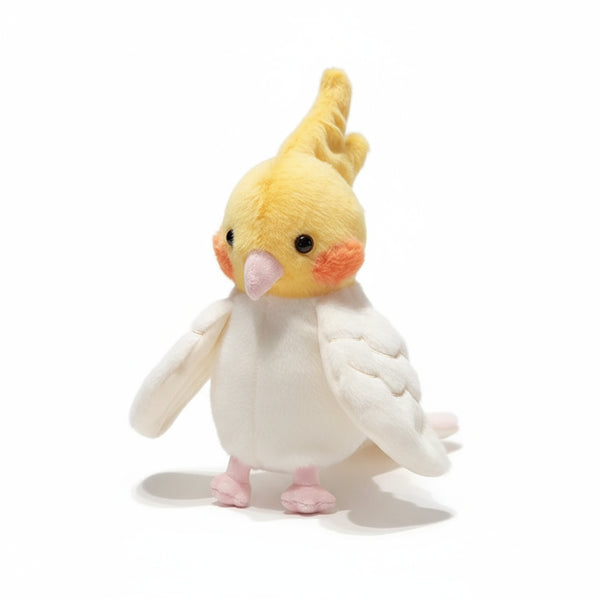 kuscheltier haubenpapagei weiss